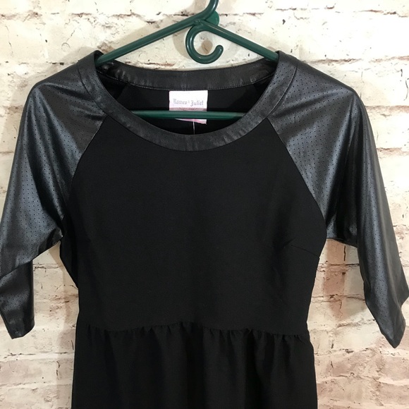NWT Romeo & Juliet couture Faux Leather Mini Dress - Picture 3 of 7